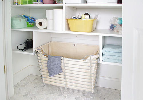 Slide Out Linen Closet