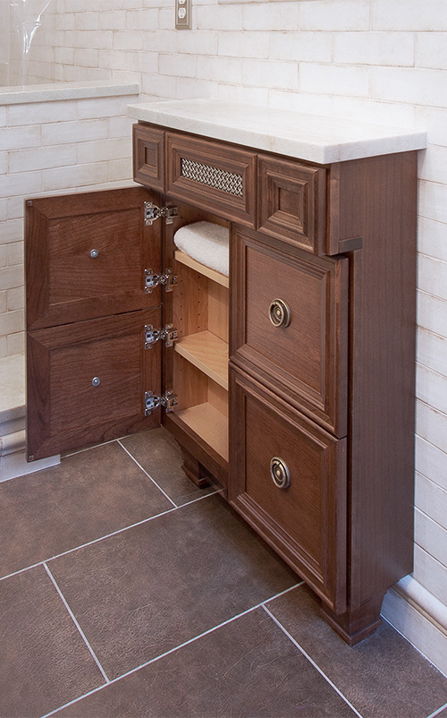 Narrow Bath Storage Cabinet