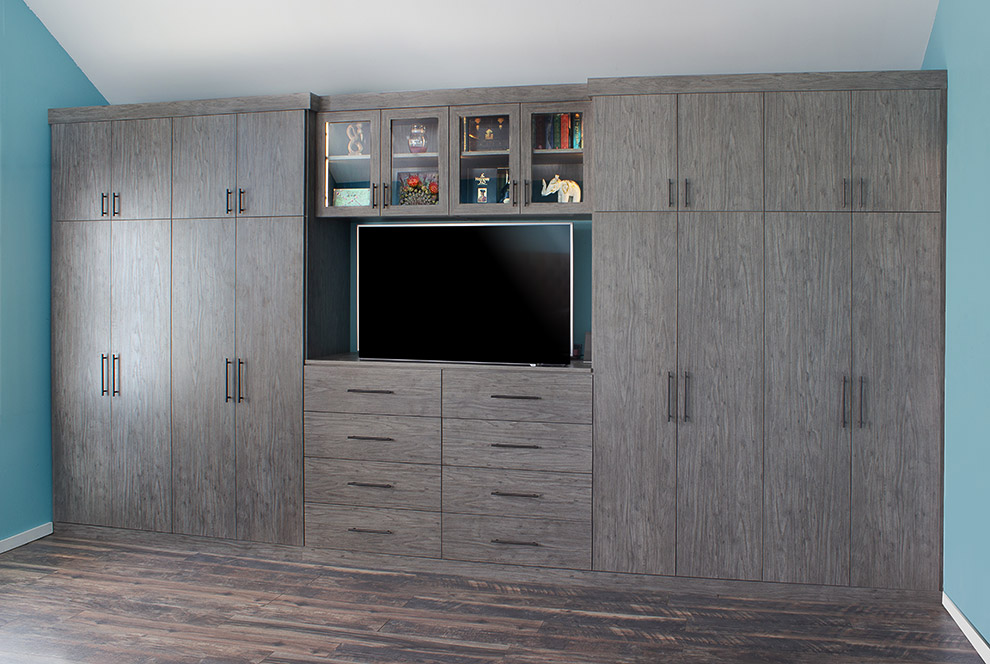 Bedroom Armoire and Media Cabinetry