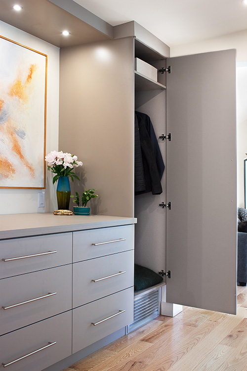 Custom Closet Hidden Ironing Board