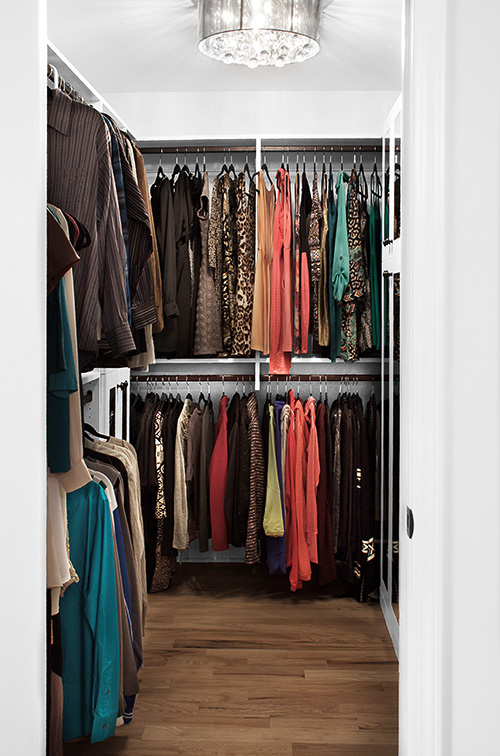 Master Walkin Closet with Hanging Storage