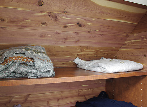 Cedar Closet Under Eaves