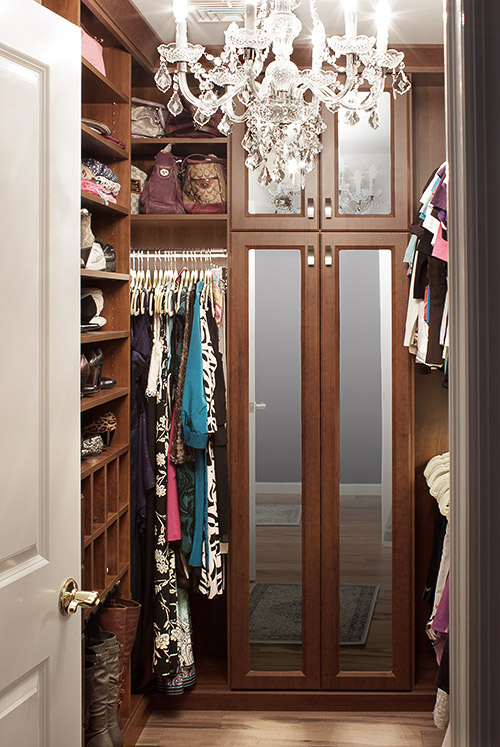 Lighted Bedroom Walk-In Closet