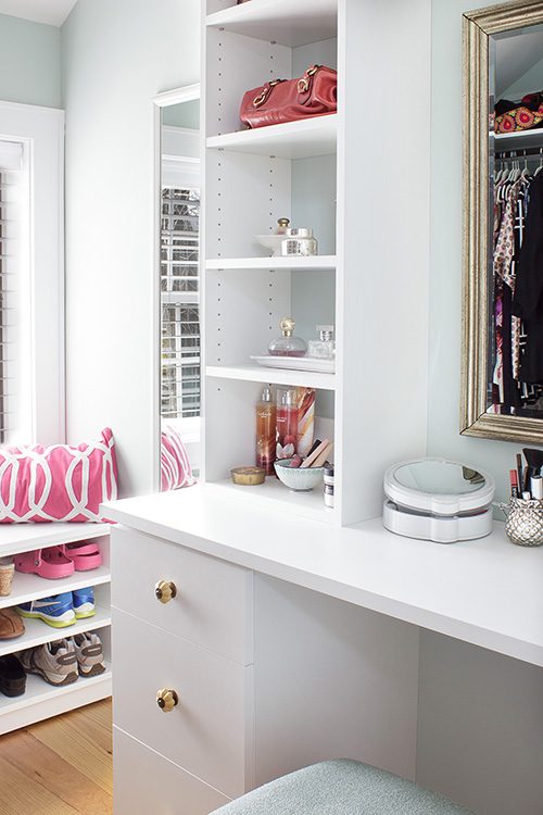 Closet Make-up Vanity Dressing Table