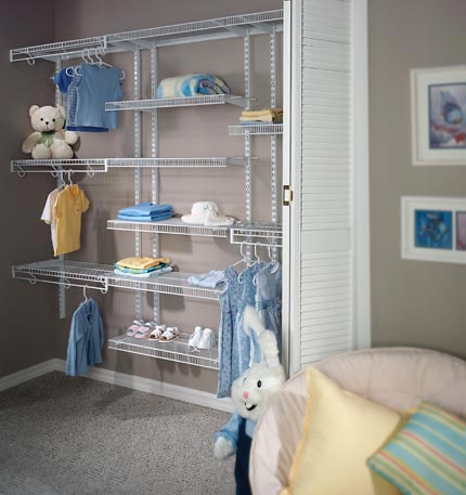 Fast Track Wire Bedroom Closet Kid, Fast Track Shelving