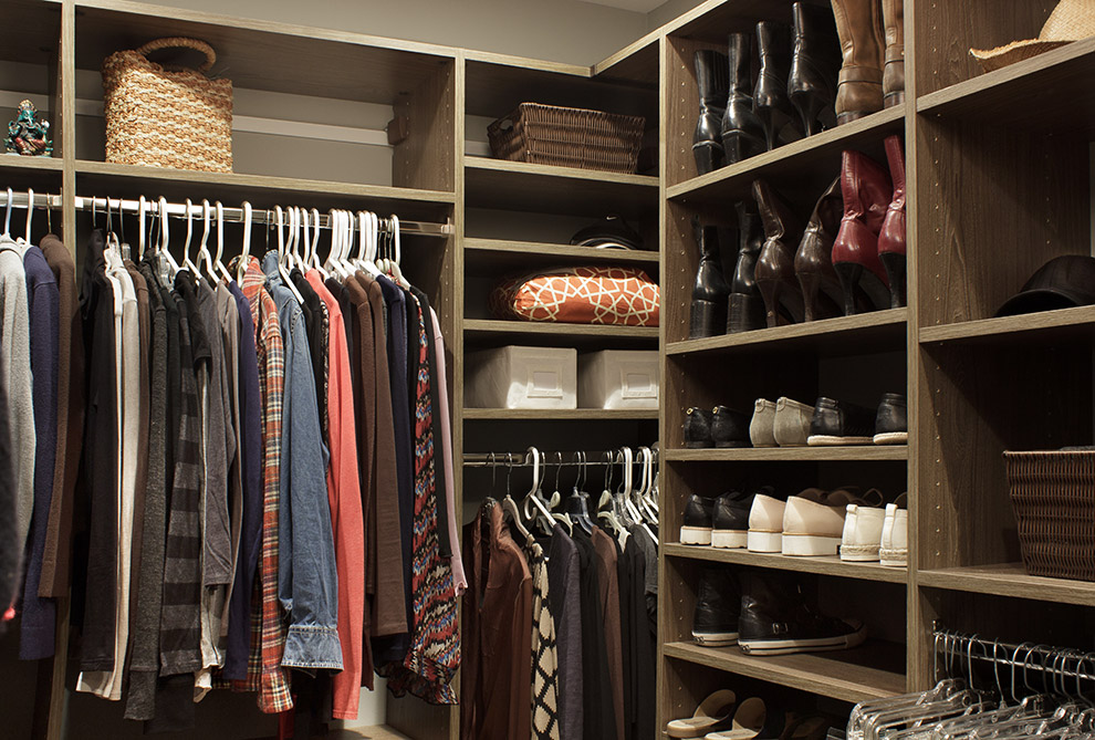 Master Closet with Adjustable Shelves