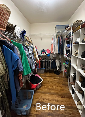 Before Custom Closet