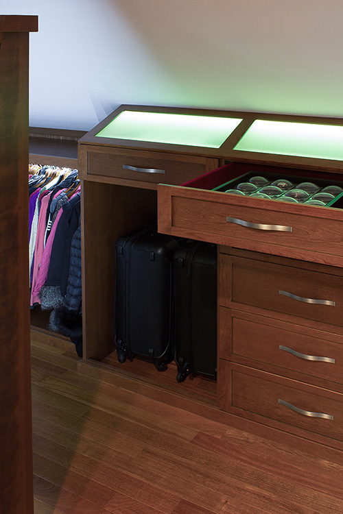 Lighted Watch Winder Drawer