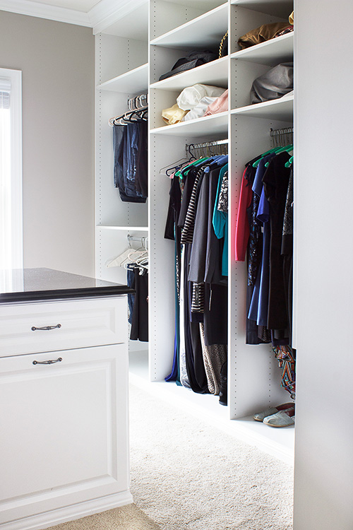 Closet Storage Island for Makeup and More