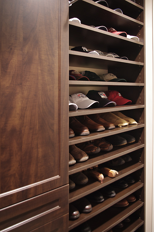 Men's Closet Shoe Shelves