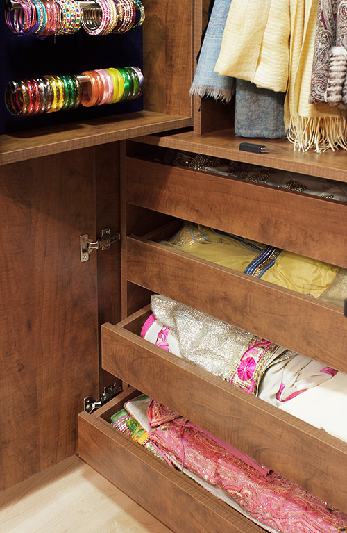 Sari Drawers and Bangle Bracelet Cabinet