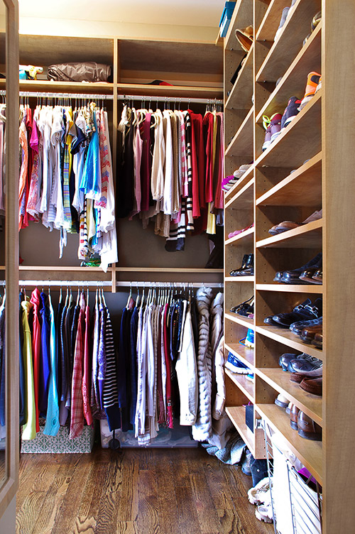 Closet Shoe Shelves