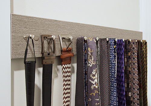 Custom Closet Tie and Belt Rack