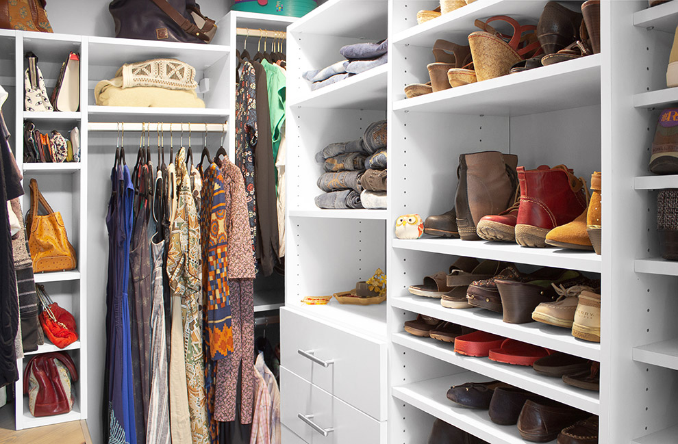 Master Bedroom Closet with Versatile Storage