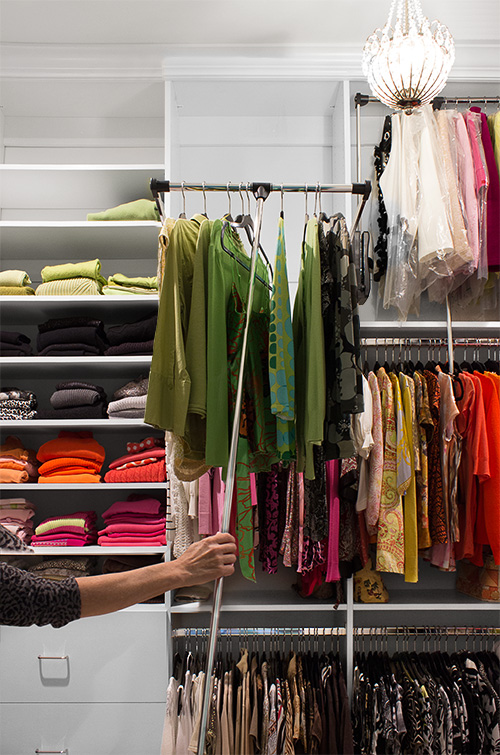 Wardrobe Closet Lifts Close Up