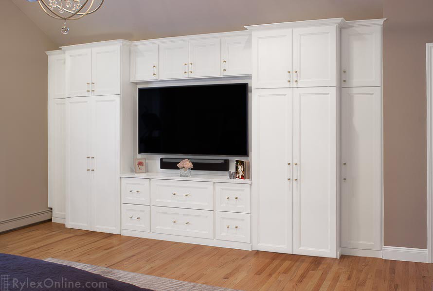 Wardrobe with Makeup Cabinet