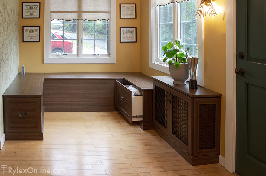 Breakfast Nook Bench with Storage Drawer