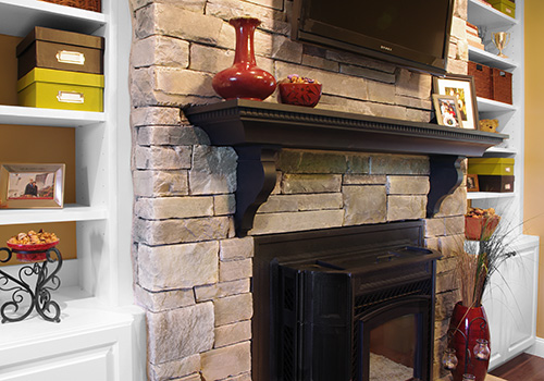 Fireplace Mantel with Corbels