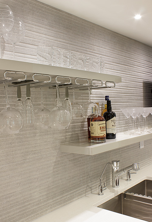 Hanging Stemware Rack for Home Bar