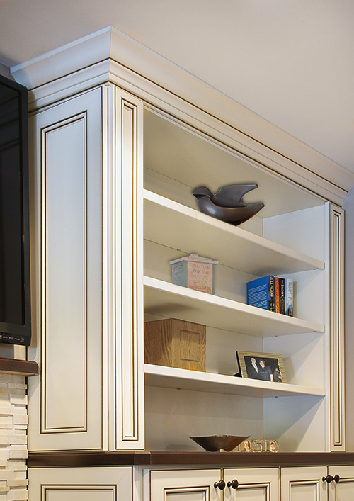 Open Shelf Display Cabinet