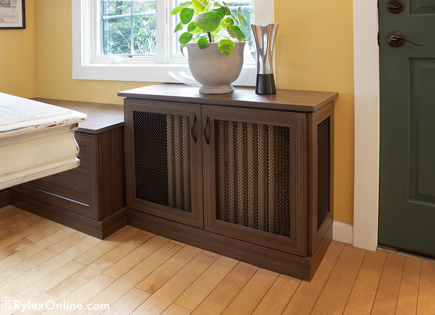 Radiator Cover with Wire Mesh