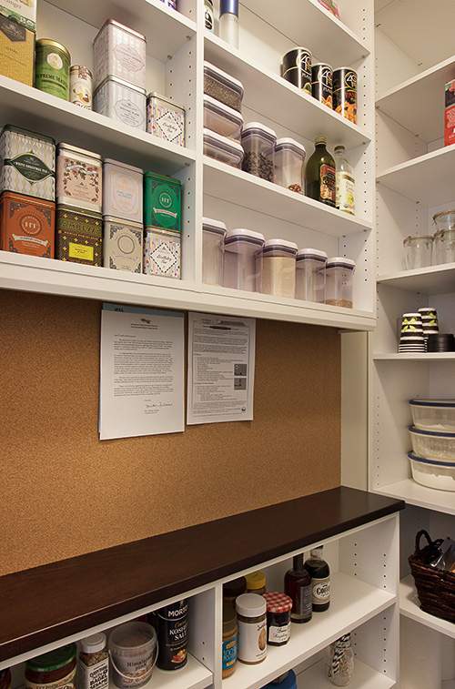 Pantry Corkboard is Convenient and Declutters Your Kitchen