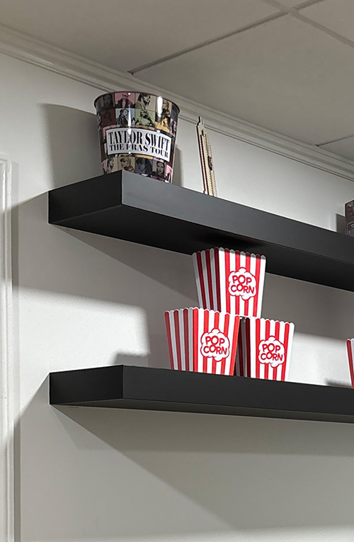 Floating Shelves for Living Spaces Close Up