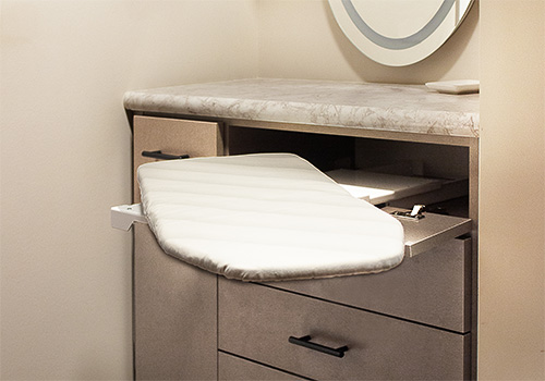 Custom Closet Cabinet Folding Ironing Board
