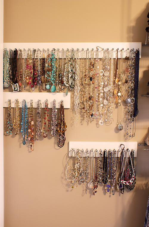 Custom Necklace Wall Storage