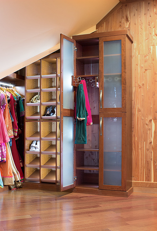 Shoe Shelves and Scarf Rack