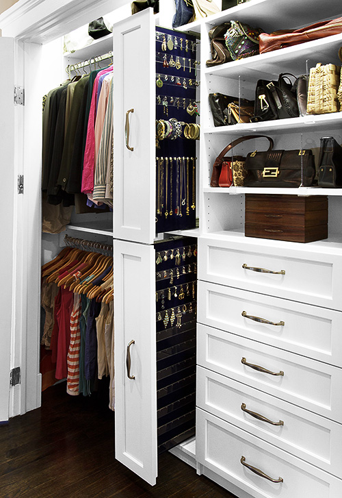 Closet Slim Profile Jewelry Cabinet