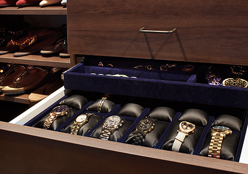 Watch Drawer with Watch Pillows