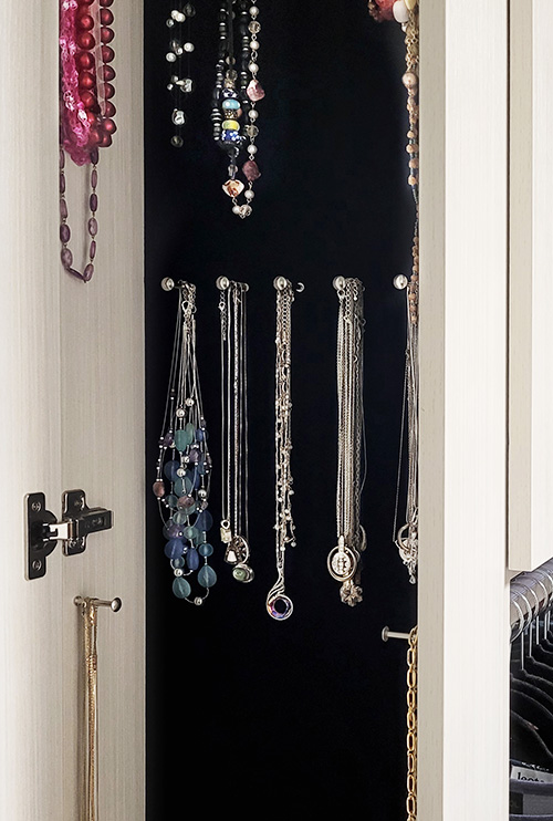 Velvet Lined Jewelry Cabinet for Rylex's Custom Closets