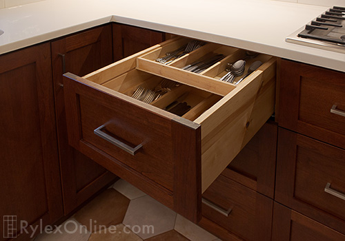 Double Cutlery Drawer with Dividers