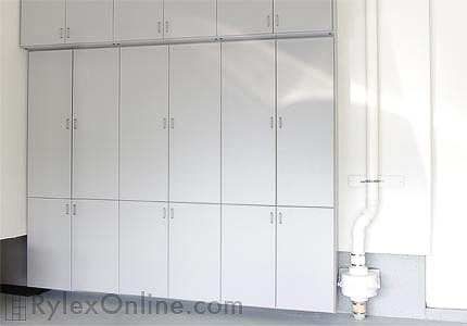 Closed Garage Storage Cabinets with Adjustable Shelves