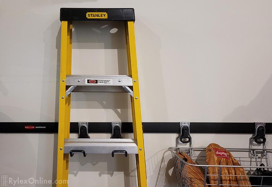 Garage Wall System for Hanging Tools and Baskets