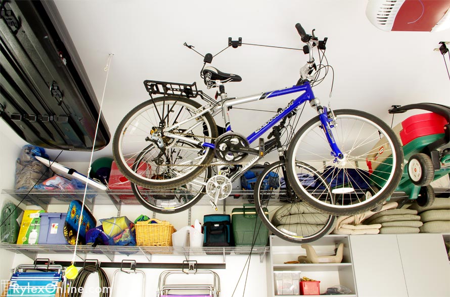 Bike Storage Rack Lift Garage, Bike Holder For Garage Ceiling