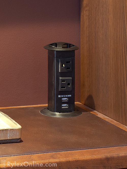 Power Data USB Outlet Station