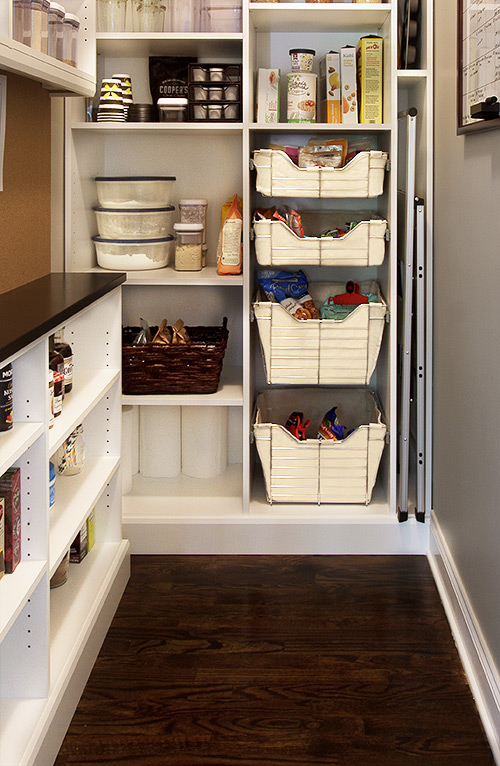 Slim Line Step Ladder for Kitchen Pantry