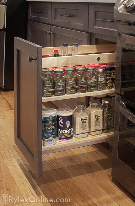 Kitchen Pull-Out Cabinet for Spices