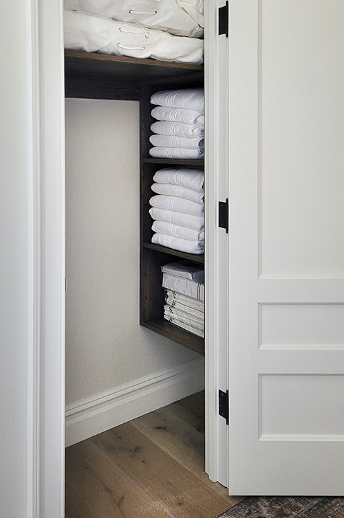 Custom Built-In Linen Closet