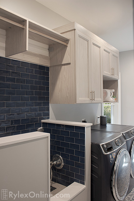 Organized Beautiful Laundry Cabinets