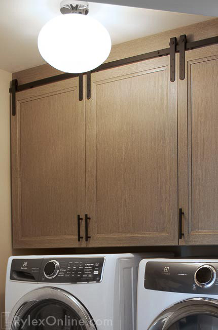 Laundry Room Cabinet with Bardoor Hardware