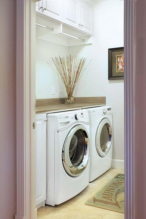 Laundry Room with Wall to Wall Folding Counter