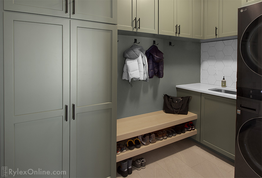 Mudroom and Laundry Room Combined