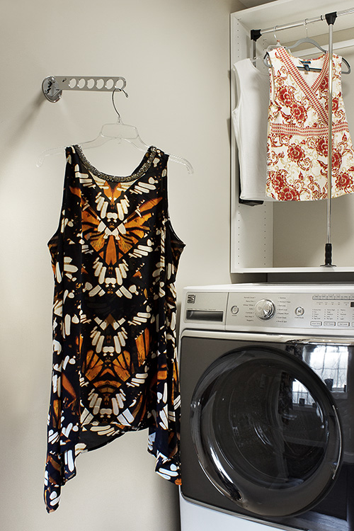 Laundry Room with Valet Rod