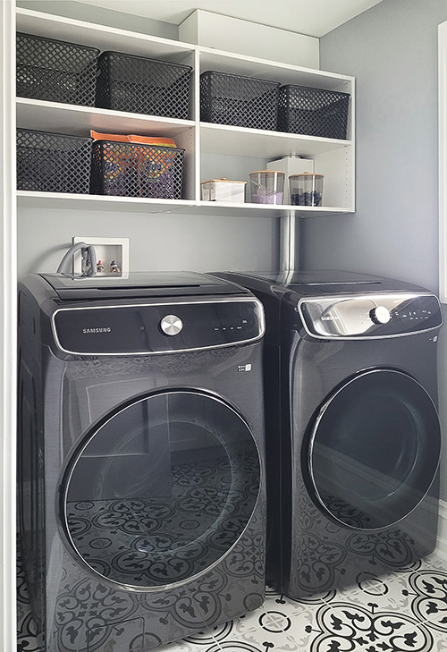 Laundry Room Storage Cabinets with Adjustable Shelves