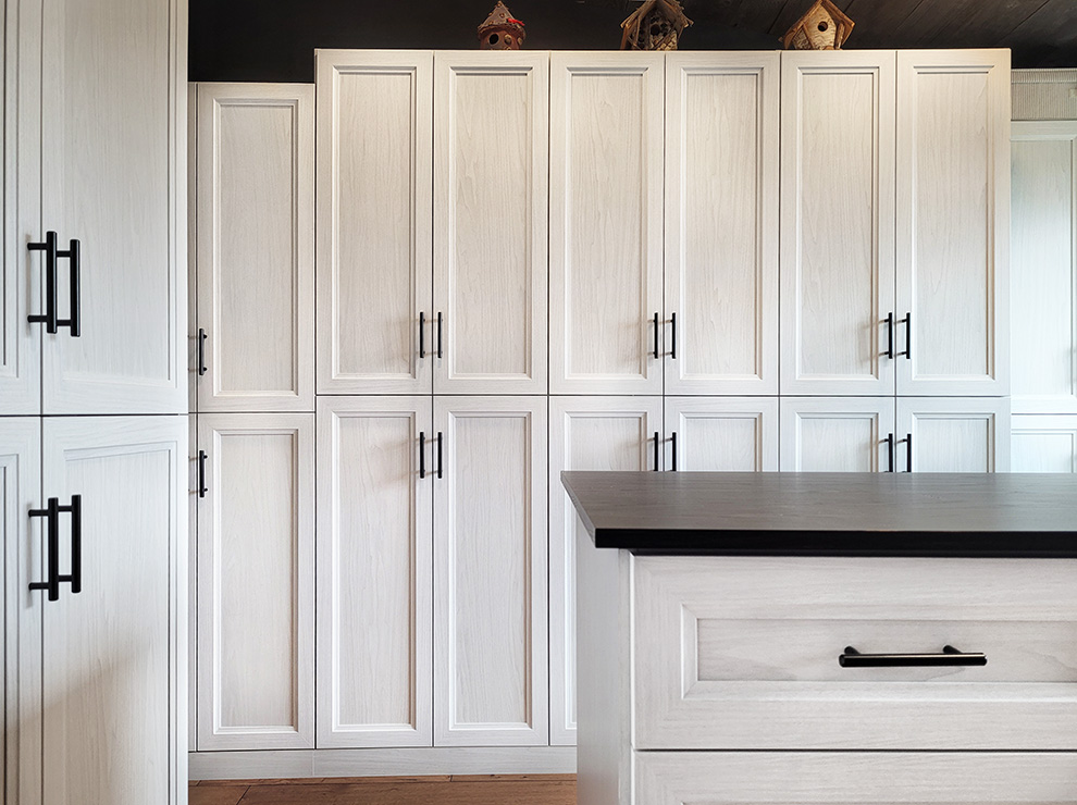 Luxury Mudroom with Personalized Storage Space for Every Family Member