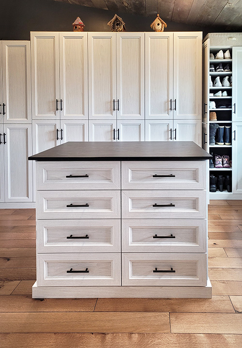 Personalized Mudroom Cabinet for the Entire Family