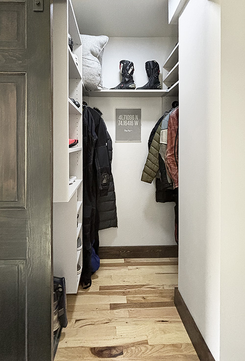 Alcove Closet for Sports Gear